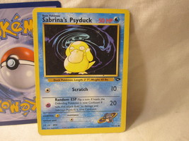 2000 Pokemon Card #99/132: Sabrina&#39;s Psyduck , Gym Challenge - £1.99 GBP