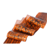 Elaphe Carinata Snake Skin Leather Snakeskin Unbleached Hide Electric Or... - $25.52 CAD+