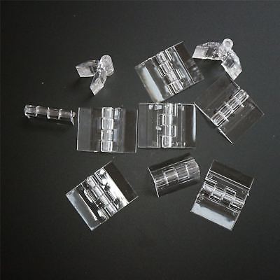 Pack of 10 Transparent Clear Plastic Acrylic 25mm Continuous Piano Hinge... - $22.86