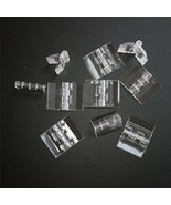 Pack of 10 Transparent Clear Plastic Acrylic 25mm Continuous Piano Hinge... - £17.98 GBP