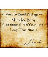 MARRY ME Voodoo Rituals Change To Committed Relationship NOW Permanent LOVE - $89.00