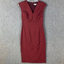 New York &amp; Company Dress Women&#39;s Size 10 Maxi Stretch Red Polyester Blend - $27.90 CAD