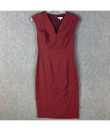 New York &amp; Company Dress Women&#39;s Size 10 Maxi Stretch Red Polyester Blend - $27.90 CAD