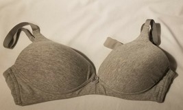 Warner&#39;s Cotton Wirefree bra with Lift - Gray - RN0141A - 34C - £15.97 GBP