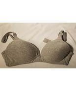 Warner&#39;s Cotton Wirefree bra with Lift - Gray - RN0141A - 34C - £15.72 GBP
