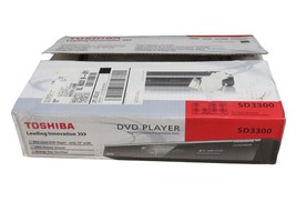 TOSHIBA SD3300 DVD Player w/ Remote NEW OPEN BOX - $44.50