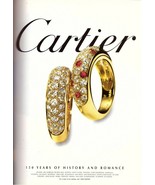 1996 Cartier Paris Pasha Watch Gold Diamond Ring Jewelry Vintage Print A... - £5.69 GBP