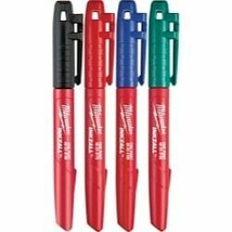 Milwaukee Tool 4PK INKZALL Color Fine Point Marker - $642.36 MXN