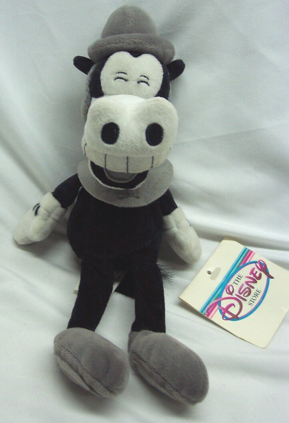 Primary image for Walt Disney BLACK & WHITE HORACE HORSECOLLAR 10" Bean Bag Stuffed Animal Toy NEW