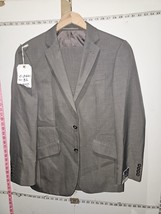 Grey George Suit 36 R Trousers 32&quot; Express Shipping - £32.05 GBP