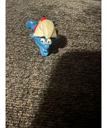 Smurfs 20025 Swimmer Smurf Swimming Pool Vtg Figure Schleich Peyo PVC Fi... - $89.14 MXN