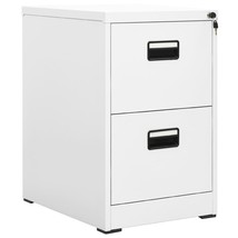 Filing Cabinet White 46x62x72.5 cm Steel - $97.33