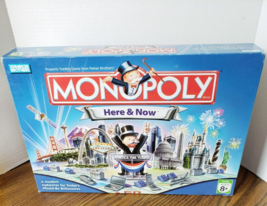 Monopoly Here &amp; Now Edition America Has Voted Board Game COMPLETE Family Fun - £13.44 GBP