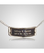 Personalized Bright Silver Color Name-Plate Medallion for Adult Crematio... - $1,285.75 MXN