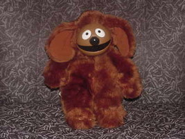 12&quot; Rowlf Plush Stuffed Dog With Vinyl Face From The Muppets 1989  - £79.37 GBP