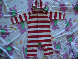 Baby Boden Red &amp; White Striped Terry Cloth Swim Beach Towel Outfit 12-18 months  - £14.03 GBP