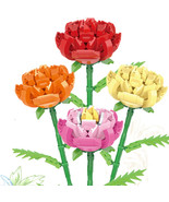 DIY rose flower blind box buliding blocks assemble toy - $21.93 CAD