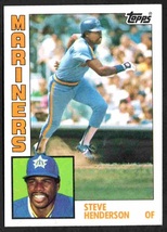 Seattle Mariners Steve Henderson 1984 Topps #501 ! - £0.39 GBP