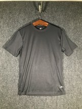 Athletech T Shirt Small S Mens Short Sleeve Activewear Tee Gray Regular ... - $12.73