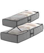 Zober Under Bed Storage - Pack of 2 Under Bed Storage Containers for Clo... - £24.28 GBP