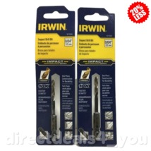 Irwin 1871026 Impact Performance Series 9/64&quot; Impact Drill Bit Pack of 2 - £17.67 GBP