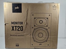 Polk Audio Monitor XT20 Bookshelf Speakers - Pair - Black - £182.19 GBP
