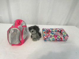 American Girl 18&quot; Doll Nanea Dog Mele + Pet Carrier Travel Tote +  Funky Pet Bed - £25.76 GBP