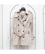 Michael Kors Trench Coat Raincoat Spring Jacket  Belted Double Breasted ... - $80.95 CAD