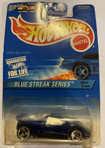 1997 Hot Wheels Blue Streak Series #4/4 Speed Blaster VTG Blue Variation NOS - £3.75 GBP