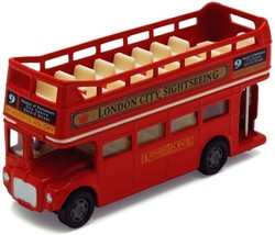 5 inch London Sightseeing Open Top Double Decker Tour Bus Scale Diecast ... - $19.79