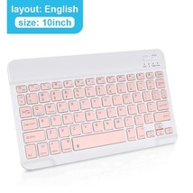 Mini Bluetooth Keyboard Wireless  Keyboard - 10 in Pink English - $19.99