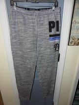 Victoria&#39;s Secret Dark Gray Heathered Jogger Sweatpants Size M Women&#39;s EUC - $29.20