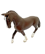 Schleich 2016 Model Toy Hard Plastic Horse Dark Brown White Feet Face 5&quot; - $14.08