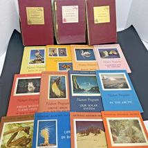 3 National Audubon Society Nature Program Boxes w 12 booklets Home School 1950s - £7.15 GBP