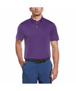 PGA Tour Men&#39;s Performance Feeder Stripe Polo Purple Pak-Size XLarge - £14.98 GBP