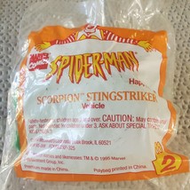 1995 McDonalds Spiderman Stingstriker Scorpion Car Marvel Comics 2  - £7.91 GBP