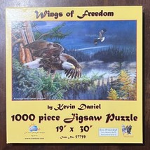 SunsOut “Wings of Freedom ” 1000 Piece Puzzle 19”x30” by Kevin Daniel EX... - $11.17