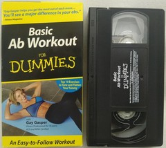 VHS Basic Ab Workout for Dummies, Gay Gasper (VHS, 2002) - £8.59 GBP
