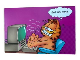 Vintage Garfield Poster 13.5&quot; x 9&quot; Office Classroom Motivational Humor Jim Davis - £14.93 GBP