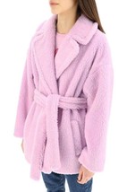 Max Mara Weekend Womens Teddy Jacket Ramino Solid Lilac Size US 6 508101276 - £247.17 GBP