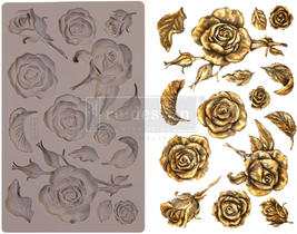 Redesign with Prima Redesign Furniture Decor Moulds® Fragrant Roses 5&quot;X8&quot;,8Mm Th - £21.20 GBP