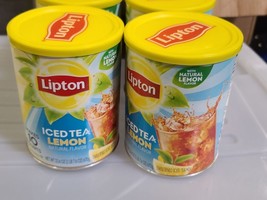 Case of 4 Lipton Lemon Natural Flavour, Sweetened Iced Tea Mix-670g X4 - £25.40 GBP