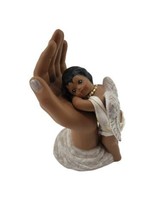 Hand Holding Angel with Wings Statue Figure Signed by Artist - $64.94