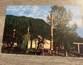 Shakes Island Wrangell Alaska Totem Pole Vintage Postcard - $6.92