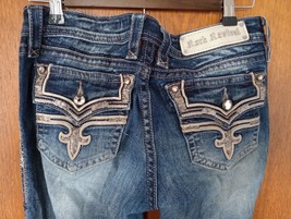 Rock Revival Posey Easy Boot Cut Jeans Womens Size 28 (31 in) Flap Pocke... - £27.54 GBP