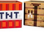 Minecraft 10-Inch Storage Set Of 4 Bins | Includes Creeper, Tnt, Grass, ... - £57.02 GBP