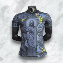 New 2024 2025 Brazil Player Special Edition Jesus GYM Jersey Shirt Slim Fit - $63.99