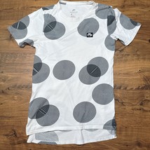 The Nike Tee Women’s Small White Air Force 1 AF1 Black Circles Swoosh T ... - $11.41