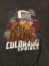 Colorado Springs Bigfoot Independence Day Souvenir USA Hat T-shirt Women... - £8.98 GBP