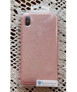 Onn Phone Case ~ iPhone Plus 6.5&quot; ~ Dual Lens Camera ~ Pink &amp; Silver Gli... - €12,76 EUR